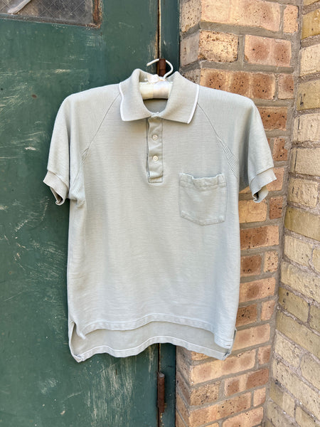 Vintage 1960's - 70's Combed Cotton Polo Shirt