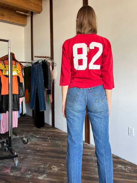 Vintage Champion Tag U of W Lacrosse Shirt, Jersey