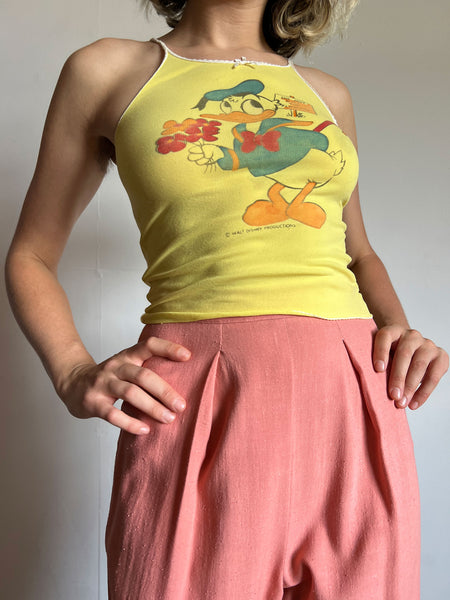 Vintage 1970's Donald Duck Tank Top