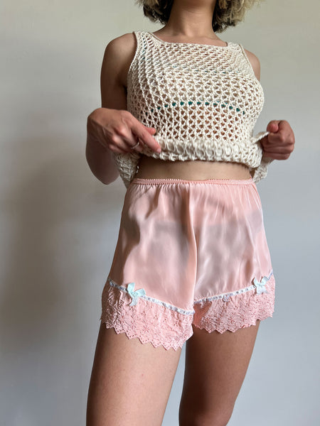 Vintage 1940's Women's Silk Tap Shorts, Lingerie