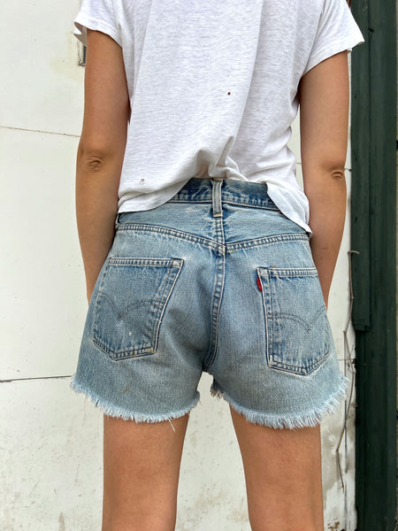 Vintage 1970's - 80's Selvedge Levis Cut Off Shorts