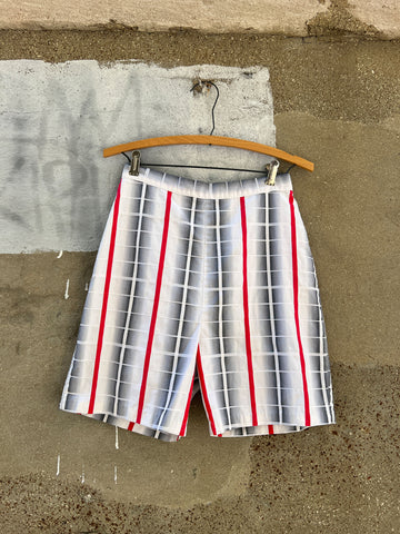 Vintage 1950's Shadow Plaid Shorts