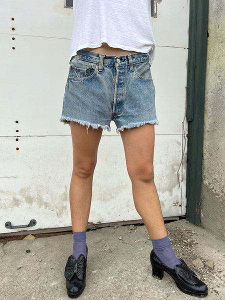 Vintage 1970's - 80's Selvedge Levis Cut Off Shorts