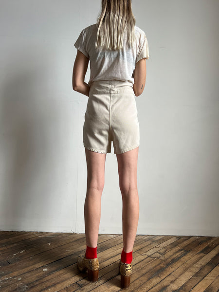 Vintage NRA Label 1930's Sportswear Shorts, Button Fly, Lancashire Sportswear