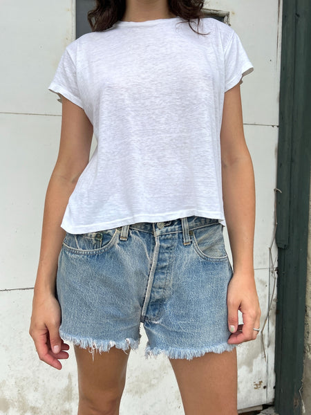 Vintage 1970's - 80's Selvedge Levis Cut Off Shorts