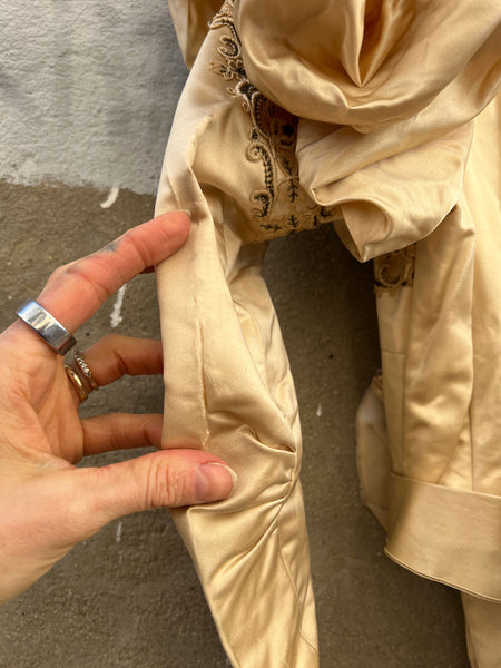 Antique 1880's Silk Puff Sleeved Bodice