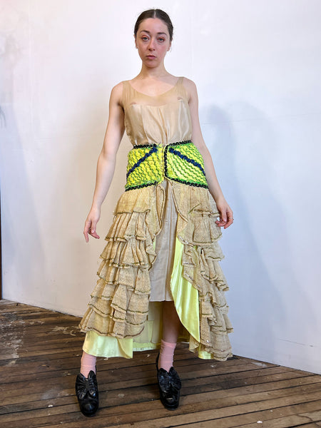 Vintage 1930's Ruffled Costume Skirt