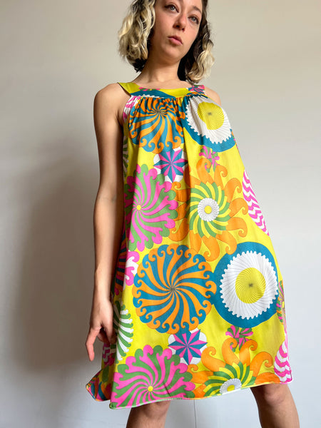 Vintage 1960's Psychedelic Slip Dress