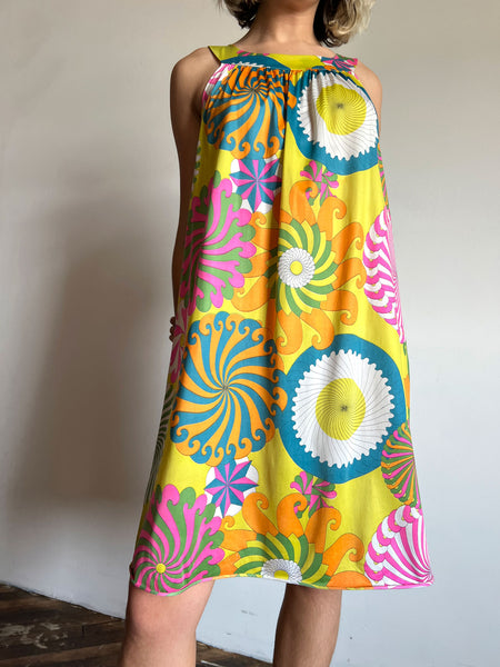 Vintage 1960's Psychedelic Slip Dress