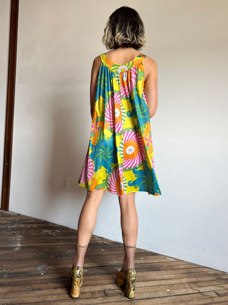 Vintage 1960's Psychedelic Slip Dress