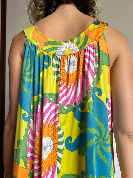 Vintage 1960's Psychedelic Slip Dress