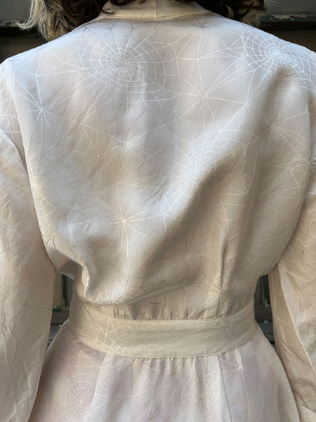 Vintage 1940's Spiderweb Robe Dress, Loungewear