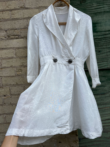 Vintage 1940's Spiderweb Robe Dress, Loungewear