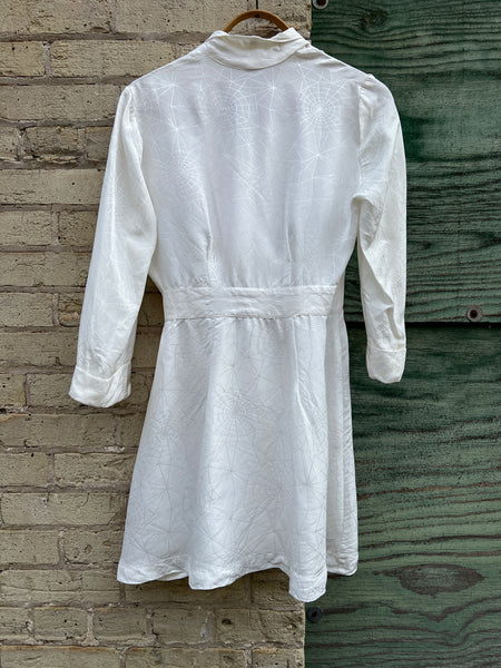 Vintage 1940's Spiderweb Robe Dress, Loungewear