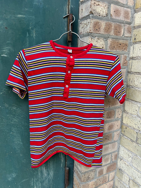 Vintage 1960's - 70's Striped Cotton T-Shirt