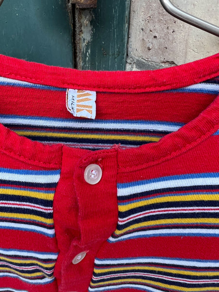 Vintage 1960's - 70's Striped Cotton T-Shirt