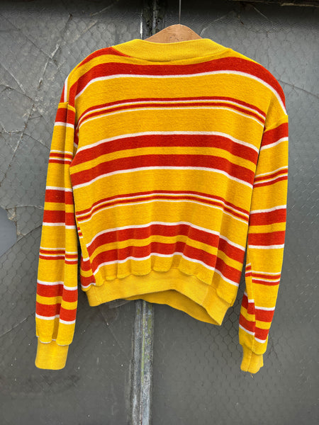 Vintage 1960's Combed Cotton Velvet Sweatshirt