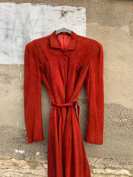 Vintage 1930's Suede Coat