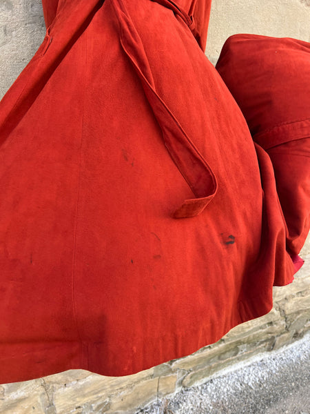 Vintage 1930's Suede Coat