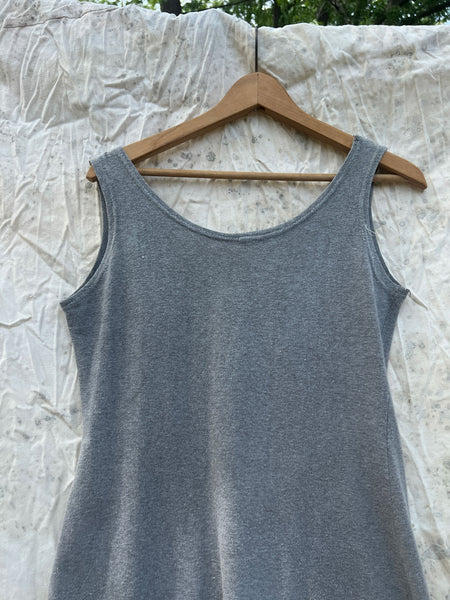 Antique 1920's Grey Cotton Swim Suit - Gym Suit