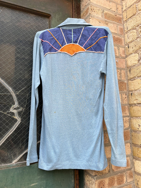 Vintage 1970's Sunrise Cotton Long Sleeve Shirt