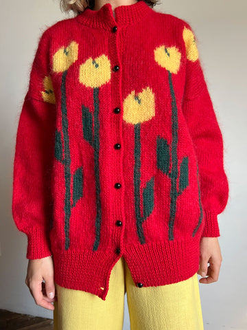 Vintage Mohair Tulip Sweater