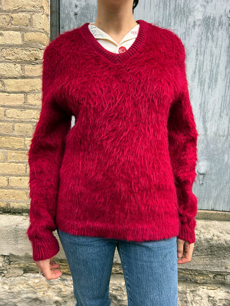 Vintage 1960's The Bearcat Shaggy Mohair Sweater