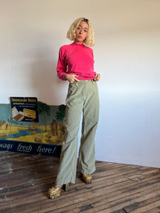 Vintage 1960's - 70's Pink Sweatshirt