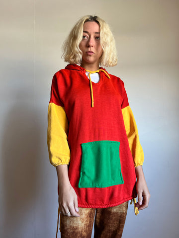 Vintage 1980's Color Block Sweatshirt