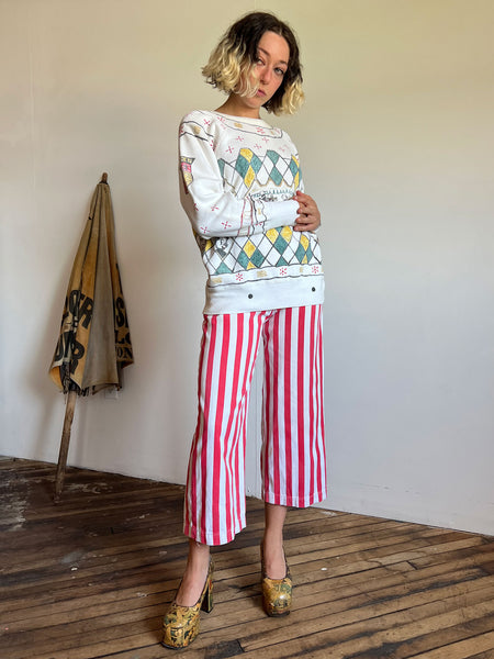 Vintage 1950's - 60's Hand Drawn Sweatshirt, Looney Tunes