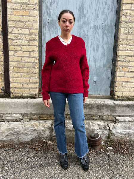 Vintage 1960's The Bearcat Shaggy Mohair Sweater