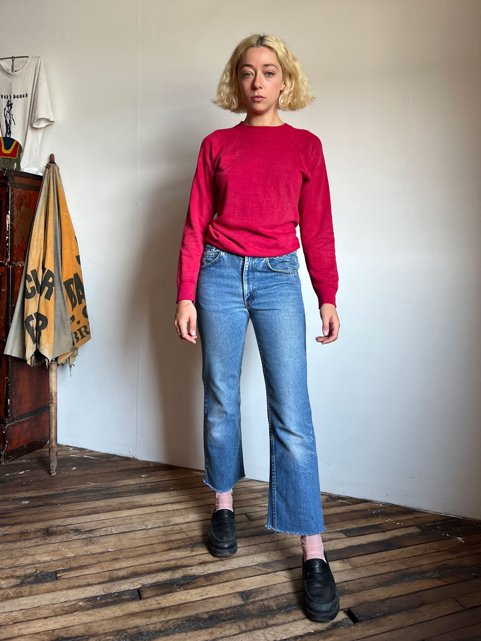 Vintage Raspberry Sweatshirt