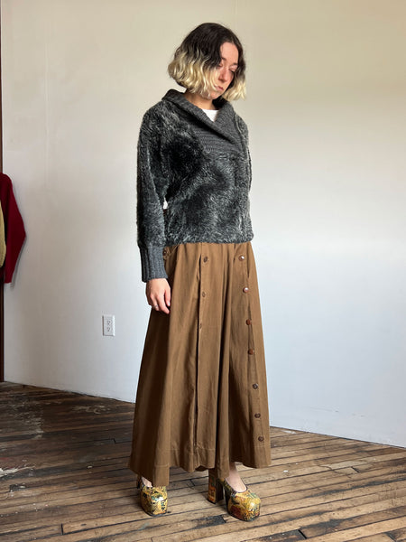 Vintage 1950's Panda Shag Sweatshirt