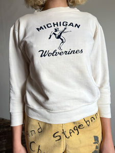 Vintage 1940's Michigan Sweater, Sweatshirt