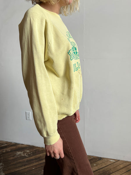 Vintage Thrashed Yellow Sweatshirt