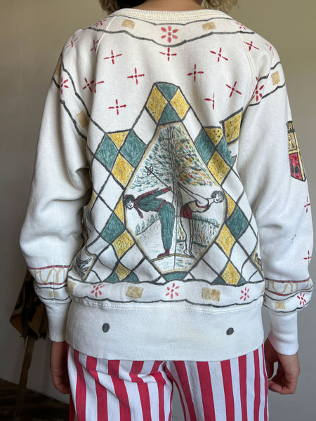 Vintage 1950's - 60's Hand Drawn Sweatshirt, Looney Tunes