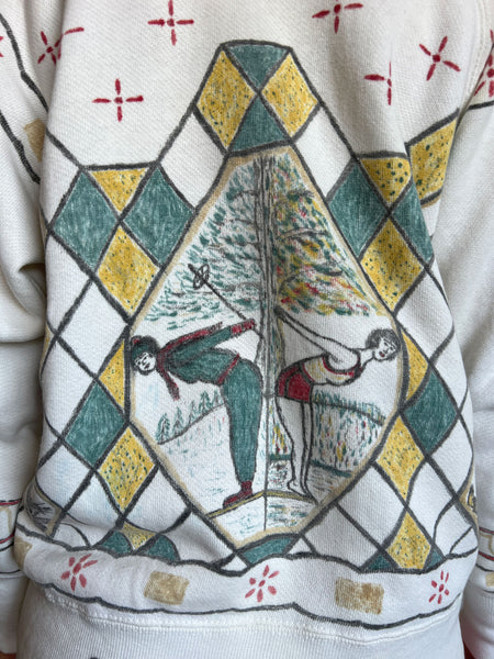 Vintage 1950's - 60's Hand Drawn Sweatshirt, Looney Tunes