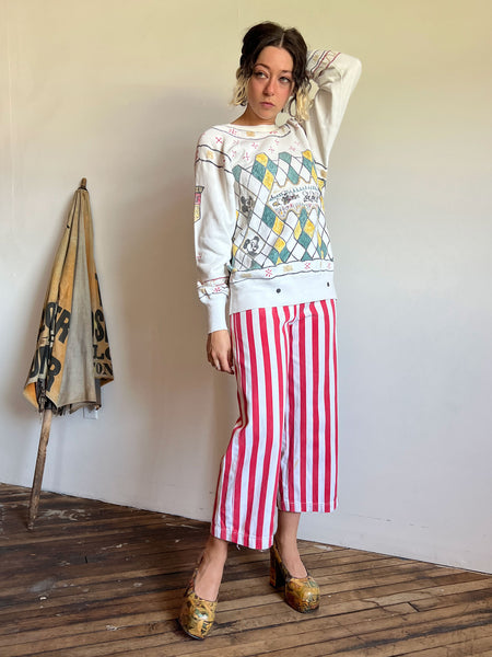 Vintage 1950's - 60's Hand Drawn Sweatshirt, Looney Tunes
