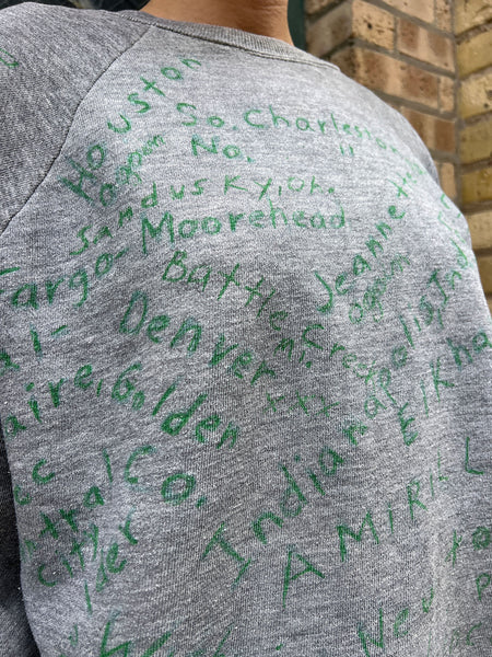 Vintage 1970's Hand Drawn Souvenir Sweatshirt