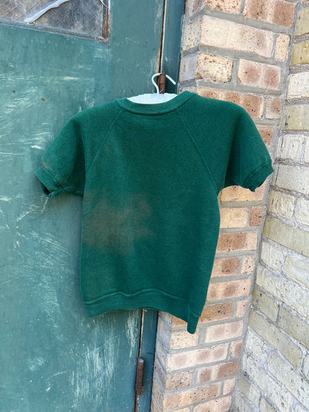 Vintage 1960's Green Cotton Sweatshirt