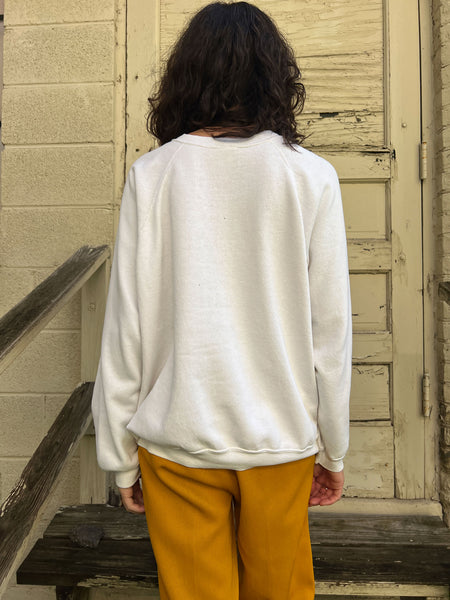 Vintage 1980's One of a Kind Eyeshadow Cat Sweatshirt