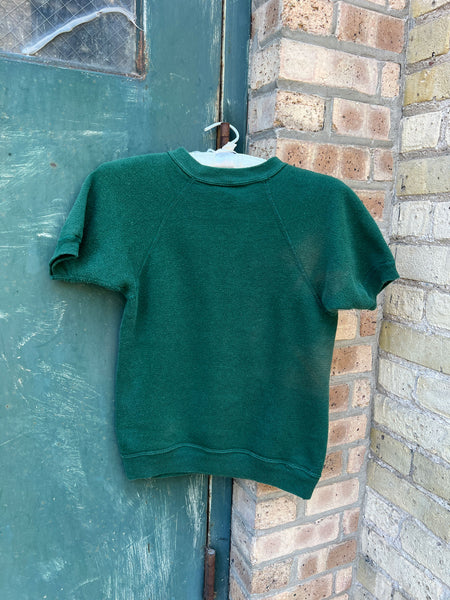 Vintage 1960's Green Cotton Sweatshirt