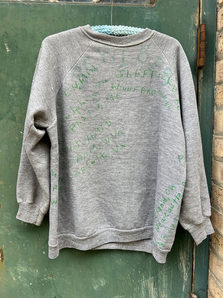 Vintage 1970's Hand Drawn Souvenir Sweatshirt