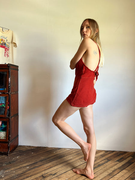 Vintage 1930's Wool One Piece Swimsuit