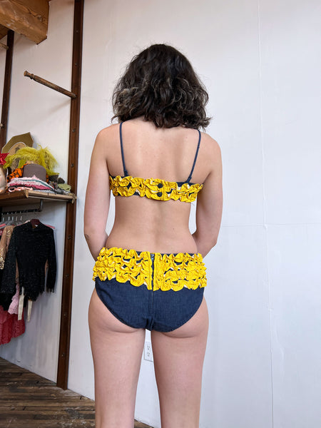 Vintage 1960's Ruffled Bikini