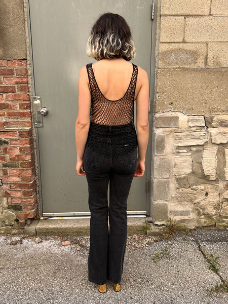 Vintage 1970's Beaded Tank Top