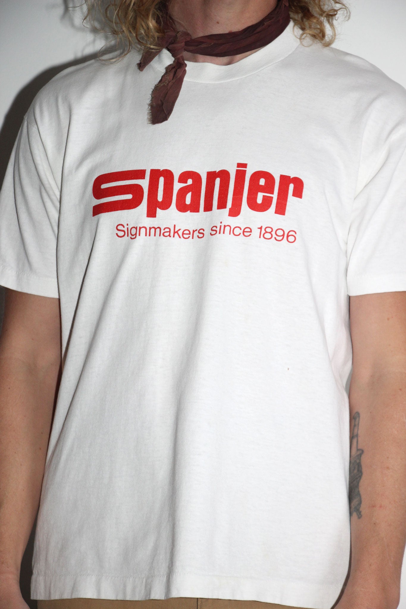 Vintage Single Stitch Spanjer Sign Painters T-Shirt