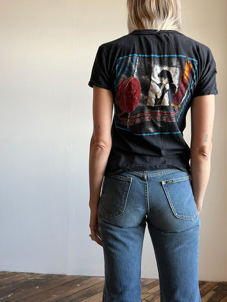 Vintage 1970's Robert Plant T Shirt, 70's Band Tee