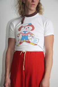 Vintage 1960's Raggedy Andy Ski T-Shirt