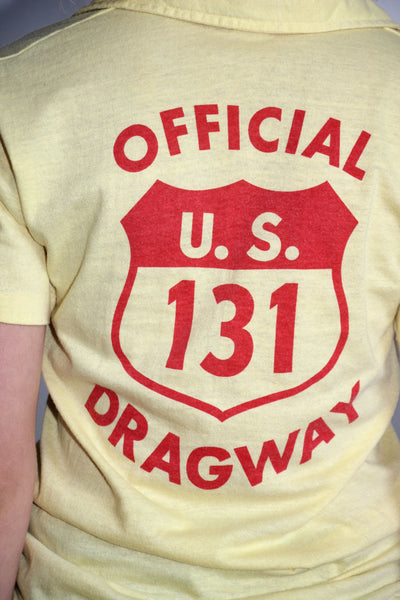 Vintage 1960's Official Drag Way T-Shirt